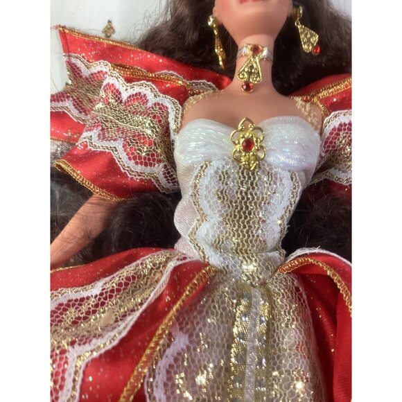 1997 Holiday Barbie Special Edition By Mattel In Red & White Dress*NIB - Picture 5 of 6
